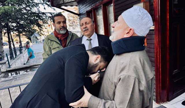AK Parti Nevşehir İl Başkanı Muhammed Feyzi Aygün’den Hafız Mahmut Kemikkıran’a Geçmiş Olsun Ziyareti