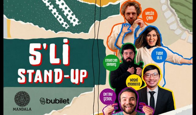 Nevşehir'de 5'li Stand-Up Gecesi: Kahkaha Fırtınası 29 Haziran'da