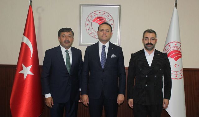 Başkan Güneş ve Başkan Eroğlu'ndan Ankara'da Nezaket Ziyaretleri
