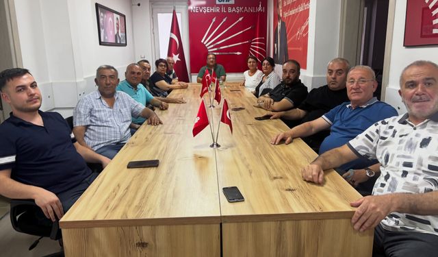 CHP Nevşehir İl Başkanlığında İl Yönetim Kurulu Toplantısı Yapıldı