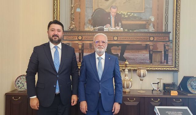 Milletvekili Emre Çalışkan'dan AK Parti Genel Başkan Vekili Mustafa Elitaş'a Ziyaret