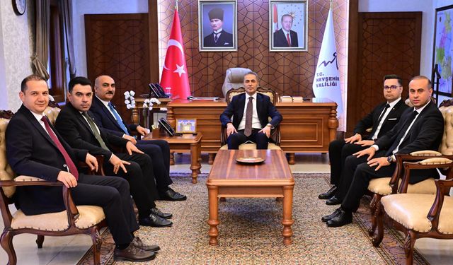 VakıfBank Yöneticilerinden Vali Hüseyin Kök'e Hayırlı Olsun Ziyareti