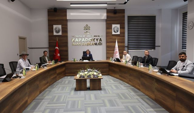 Kapadokya Alan Başkanı Aslanbay, Kapadokya Stratejik İstişare Heyeti ile görüştü
