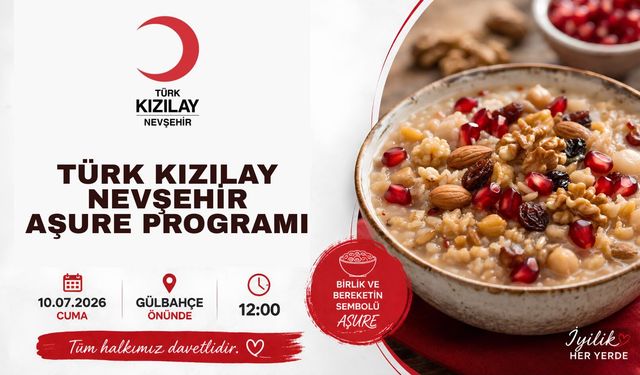 Türk Kızılay Nevşehir'den Aşure Programına Davet