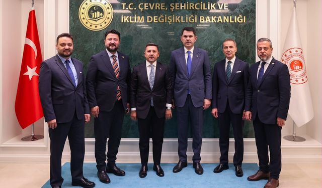 Nevşehir Heyetinden Çevre ve Şehircilik Bakanı Murat Kurum’a Ziyaret