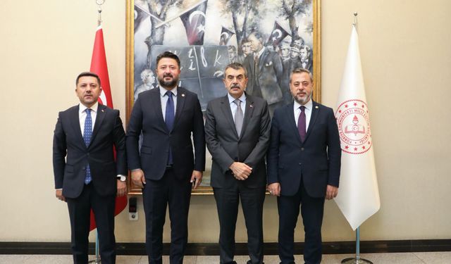 Nevşehir Heyetinden Millî Eğitim Bakanı Yusuf Tekin’e Ziyaret
