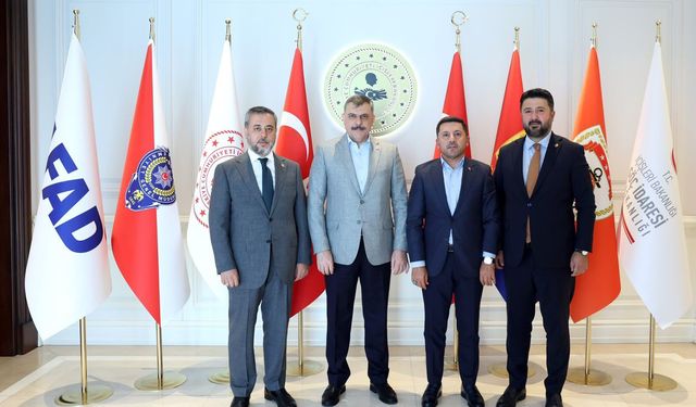 Başkan Rasim Arı ve Nevşehir Heyeti İçişleri Bakanlığı’nda