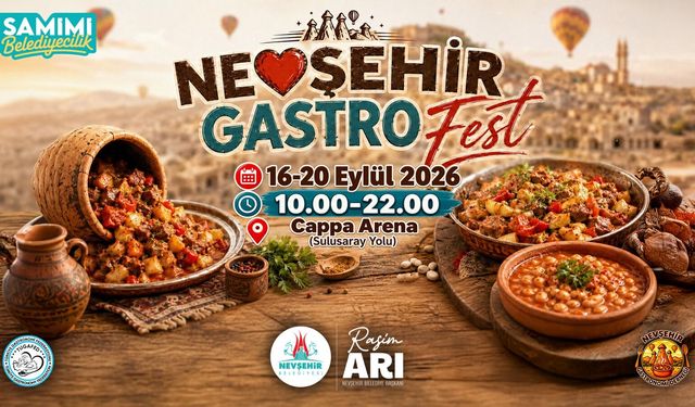 Nevşehir’in İlk Gastronomi Festivali İçin Geri Sayım Başladı