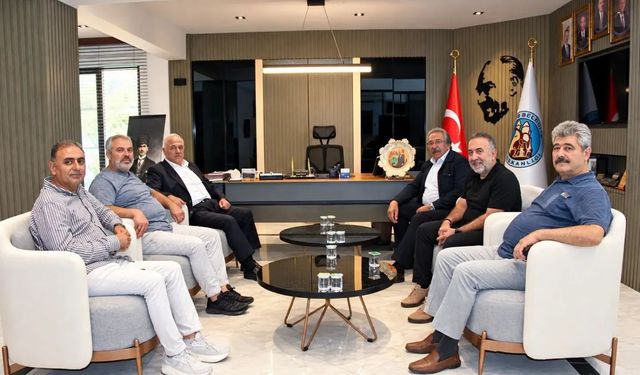 NTSO Başkan Adayı Mehmet Ali Öbekli’den Avanos Belediye Başkanı Sarıtaş’a Ziyaret