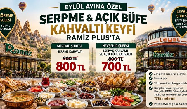 Eylül Ayında Kahvaltı Keyfi Ramiz Plus’ta: Serpme Kahvaltı ve Açık Büfe