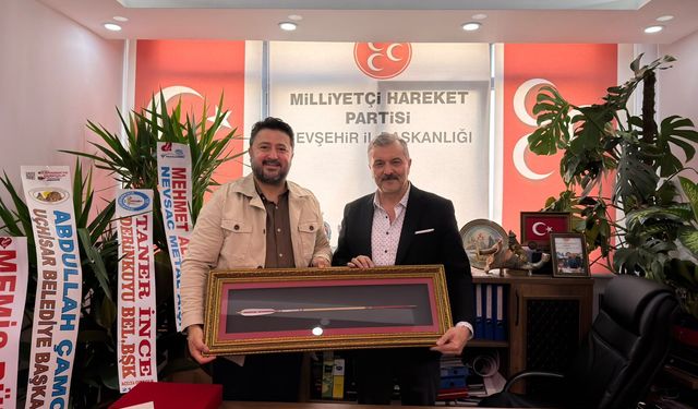 Milletvekili Emre Çalışkan’dan MHP Nevşehir İl Başkanlığına Hayırlı Olsun Ziyareti