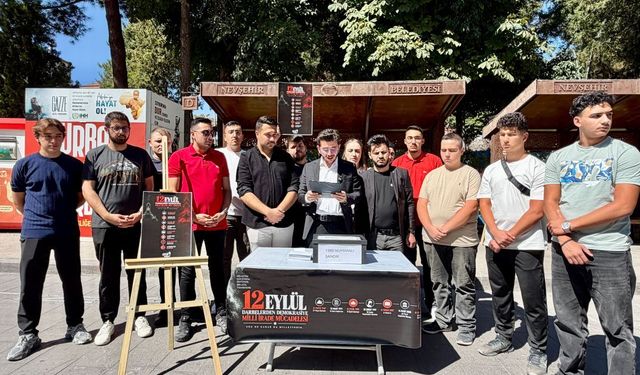 AK Parti Nevşehir Gençlik Kolları’ndan 12 Eylül Darbesinin 46. Yılında Demokrasi ve Millî İrade Vurgusu