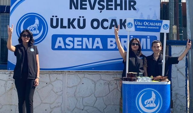 Ülkü Ocakları Nevşehir’de Üniversite Öğrencilerini Stantlarda Karşıladı