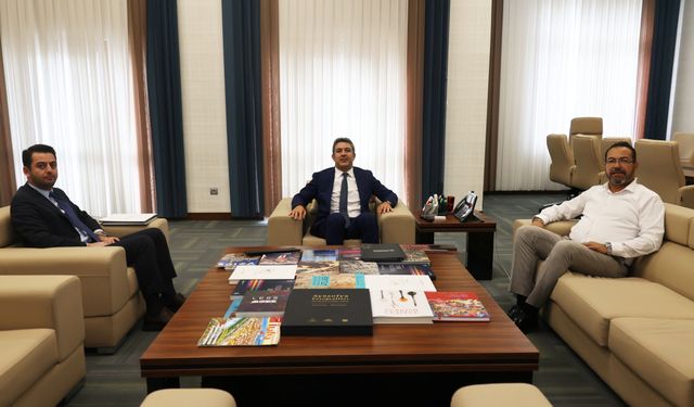 Kapadokya Alan Başkanı A. Cem Aslanbay, TGF Genel Sekreteri Bayram Ekici ile görüştü