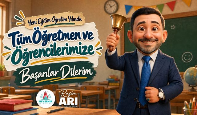 Belediye Başkanı Rasim Arı'dan 2026-2027 Eğitim-Öğretim Yılı Mesajı