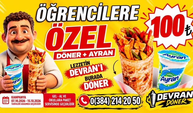 Devran Döner’den Öğrencilere Özel Kampanya
