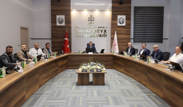 Kapadokya Alan Başkanımız Aslanbay, “Kapadokya Stratejik İstişare Heyeti” ile Görüştü