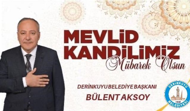 Başkan Aksoy'dan Kandil Mesajı