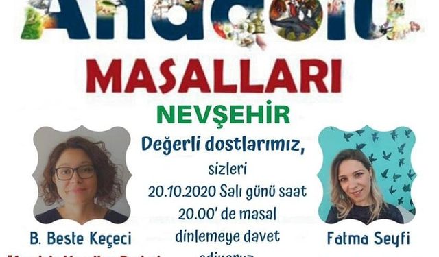 Bugün 20:00'de Canlı Masal Anlatma Etkinliğine Davetlisiniz