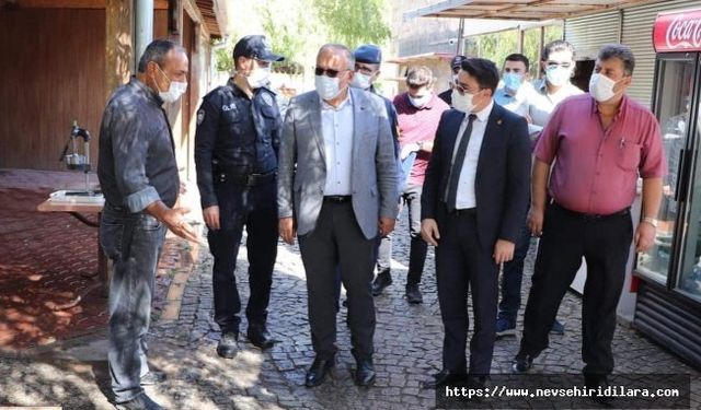 Derinkuyu'da Covid-19 Denetimi Gerçekleştirildi