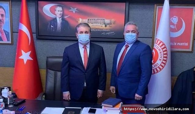 Başkan Eren, Büyük Birlik Partisi Genel Başkanı Mustafa Destici'yi Ziyaret Etti