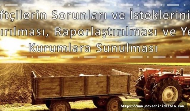 Kent Konseyi Çiftçilerin Sorunlarını Raporlaştıracak