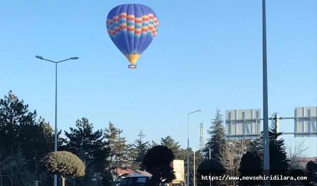 Nevşehir Merkez Güne Sıcak Hava Balonuyla Uyandı