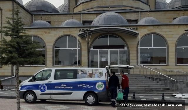 Acıgöl’de, Dezenfekte Çalışmaları Devam Ediyor