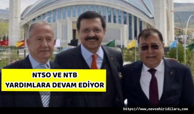 Ntso Ve Ntb Yardımlara Devam Ediyor