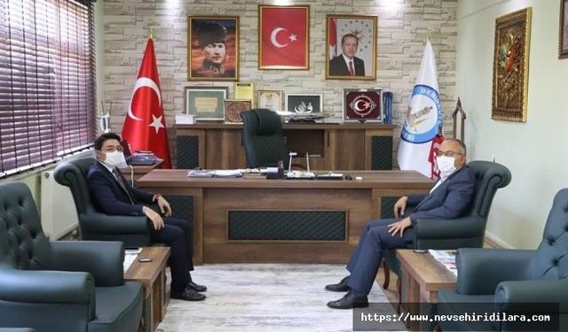 Derinkuyu İlçe Kaymakamı Muhammed Yılmaz’dan Başkan Aksoy'a İade-i Ziyaret