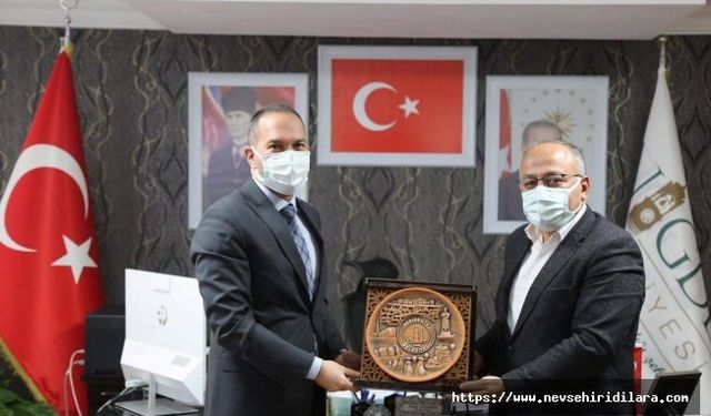 Başkan Bülent Aksoy'dan Niğde Belediye Başkanı Emrah Özdemir’e Ziyaret