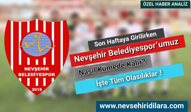 Nevşehir Belediyespor’umuz Nasıl Kümede Kalır? İşte Tüm Olasılıklar