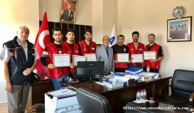 İhh Arama Kurtarma Ekibine Bakanlık'tan Teşekkür Belgesi