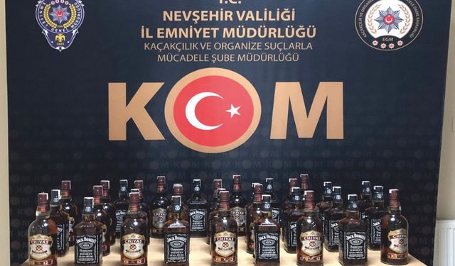 Nevşehir'de Kaçak İçki Operasyonu