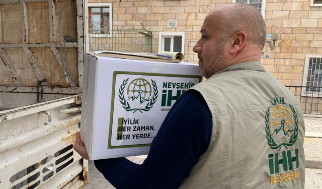 İHH Ekipleri Nevşehir’de Tüm Yoksulların Kapısını Çalıyor