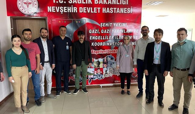 Nevşehir Devlet Hastanesi’nde Şehit Yakını, Gazi, Gazi Yakını ve Engelliler için İletişim ve Koordinasyon Birimi Açıldı
