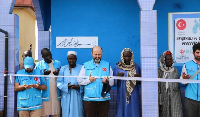Nevşehirli Hayırseverlerin Desteğiyle Afrika'da İkinci Su Kuyusu Açıldı