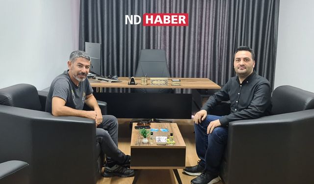 AA Muhabiri Behçet Alkan'dan ND Haber'e Hayırlı Olsun Ziyareti