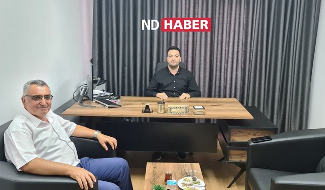 Nevşehir Öğretmenevi Müdürü Seyrani İpek'ten ND Haber'e Hayırlı Olsun Ziyareti 