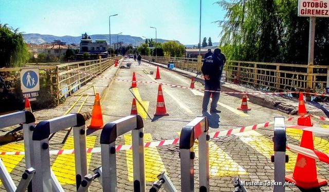 Avanos Tarihi Taş Köprü Bakıma Alındı