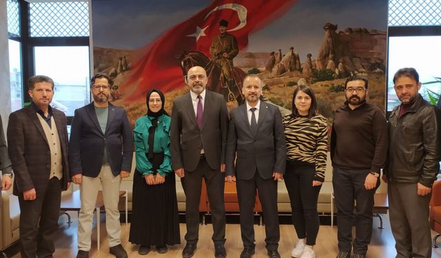 Ak Parti Nevşehir Milletvekili A. Adayı Av.Mehmet YÜCEL'den Nevşehir Barosuna Ziyaret