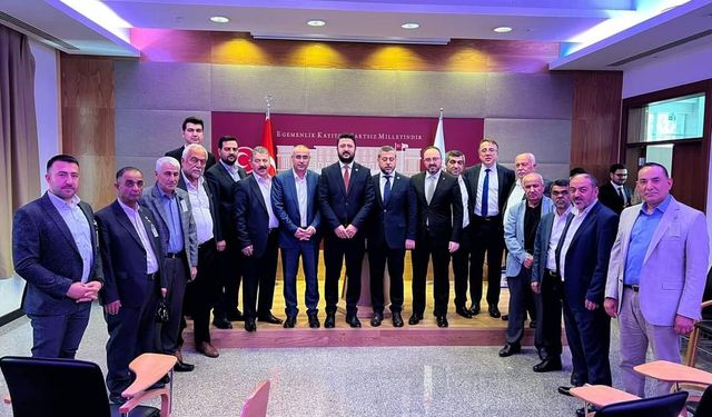 İl Genel Meclis Başkanı Gürbüz Dinç ve Meclis Üyelerinden Nevşehir Milletvekillerine Hayırlı Olsun Ziyareti 