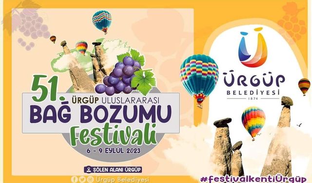 Festival Kenti Ürgüp 51. Ürgüp Bağ Bozumu Uluslararası Festivaline Hazırlanıyor 