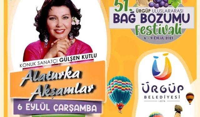 Usta Ses Sanatçısı Gülşen Kutlu, Ürgüp'te Sahne Alacak