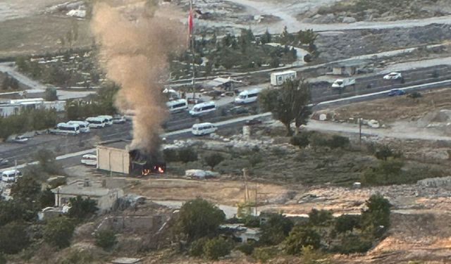 Göreme'de Depo Yangını Korkuttu 