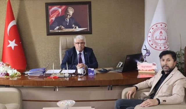 Özel Başarıyı Konuşturanlar Kişisel Gelişim Kursu Kurucusu Koray Mert Balcı'dan İl Milli Eğitim Müdürü Yusuf Yazıcı'ya Ziyaret