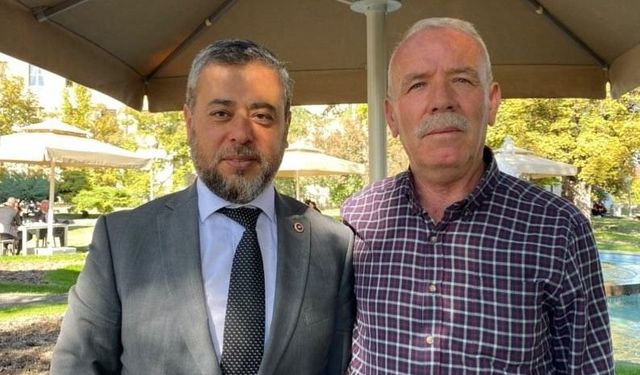 Gümüşkent Köyü Muhtarı Ömer Arun Milletvekili Süleyman Özgün'ü Ziyaret Etti 