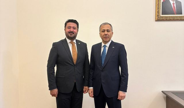 Milletvekili Çalışkan, İçişleri Bakanı Ali Yerlikaya'yı Ziyaret Etti 