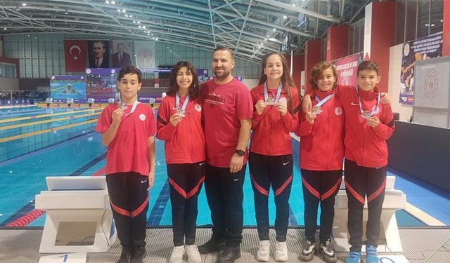 Yüzme Sporcularımız Samsun'dan Derecelerle Döndü