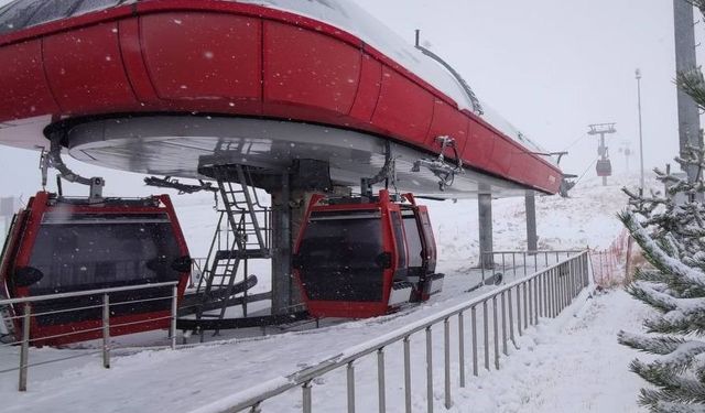 Erciyes'te Kar Sevinci